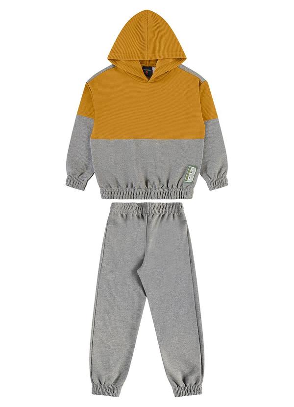 Guloseima - Conjunto Blusão e Calça Infantil Preto