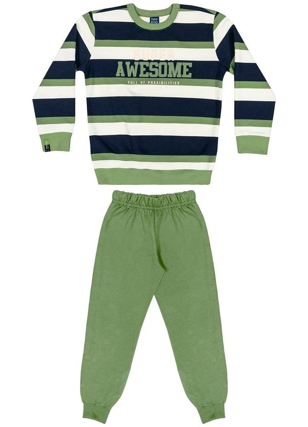 Bee Loop - Conjunto Blusão e Calça Infantil Verde