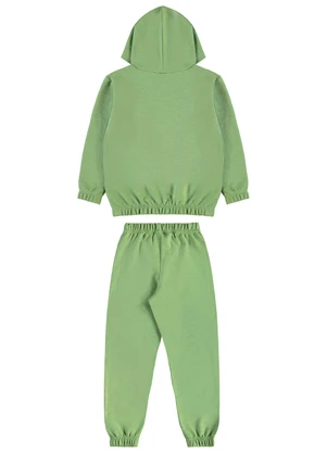 Guloseima - Conjunto Blusão e Calça Infantil Verde - GULOSEIMA