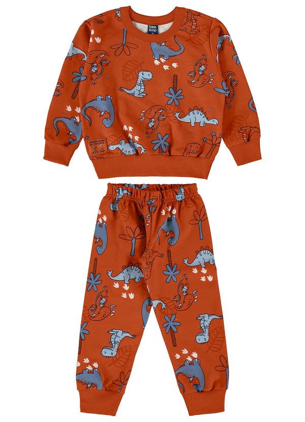 Bee Loop - Conjunto Blusão e Calça Marrom