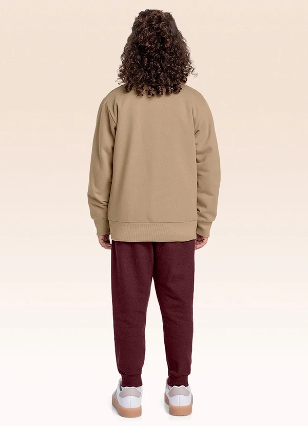 Fakini Kids - Conjunto Blusão e Calça Marrom 2