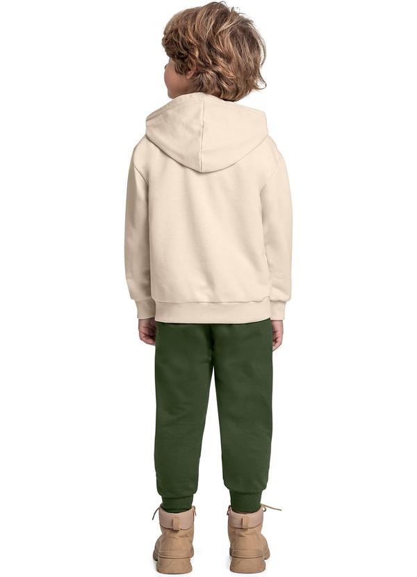 Quimby - Conjunto Blusão e Calça Menino Bege 2