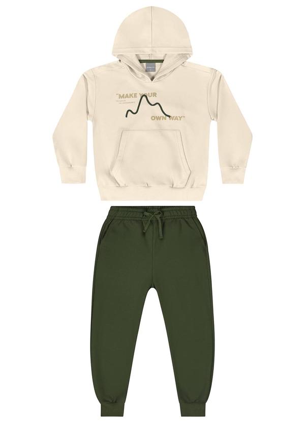 Quimby - Conjunto Blusão e Calça Menino Bege 4