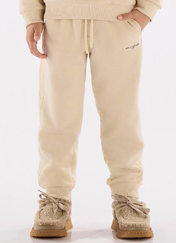 Up Baby - Conjunto Blusão e Calça Menino Bege 3