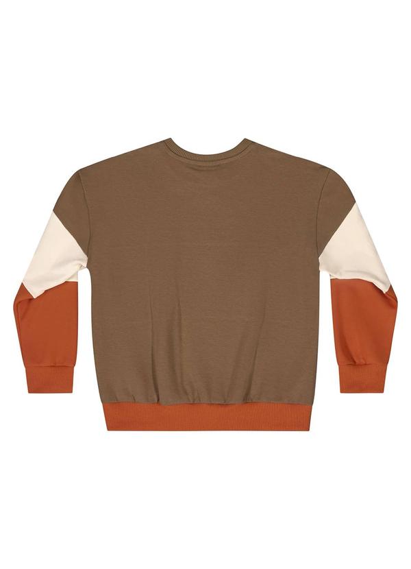 Quimby - Conjunto Blusão e Calça Menino Marrom 5