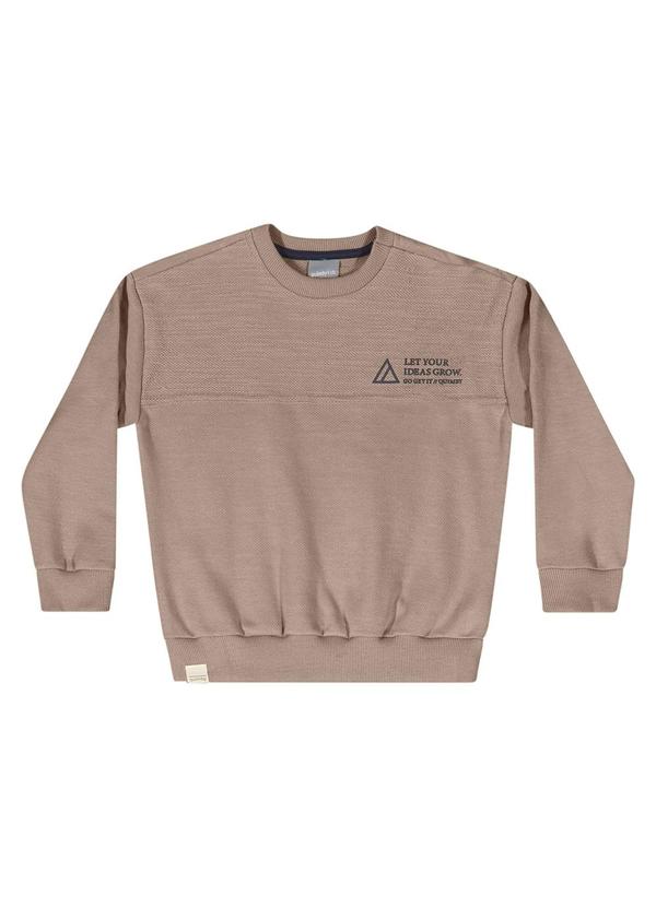 Quimby - Conjunto Blusão e Calça Menino Marrom 3