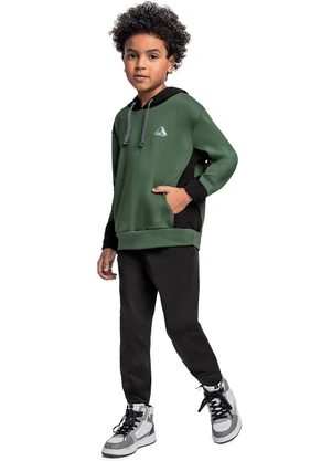 Quimby - Conjunto Blusão e Calça Menino Verde - QUIMBY