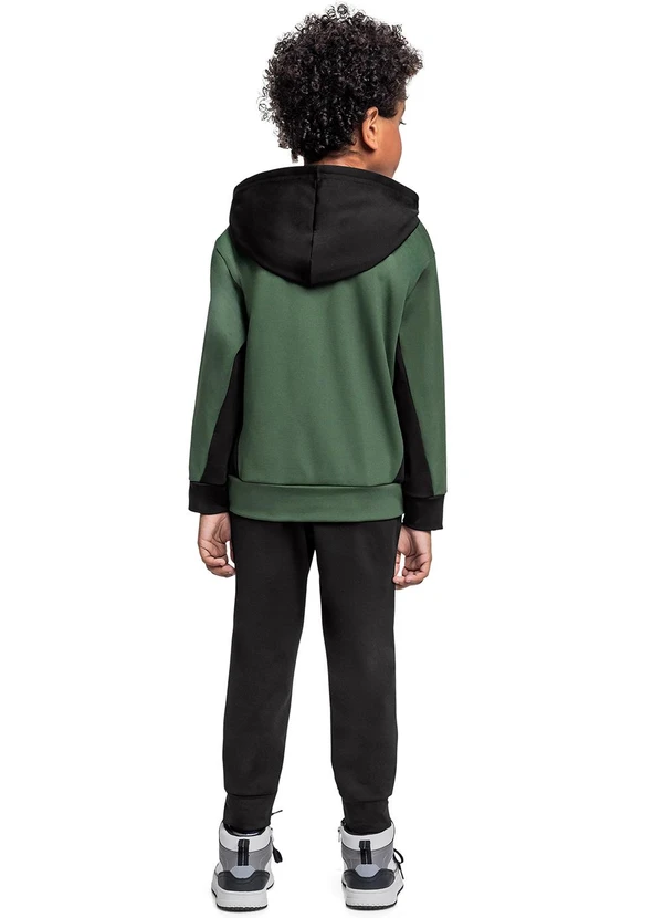 Quimby - Conjunto Blusão e Calça Menino Verde 2