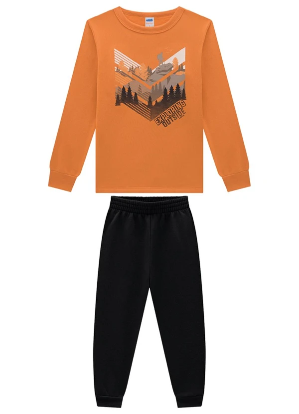 Marlan - Conjunto Blusão e Calça Mission Alert Laranja