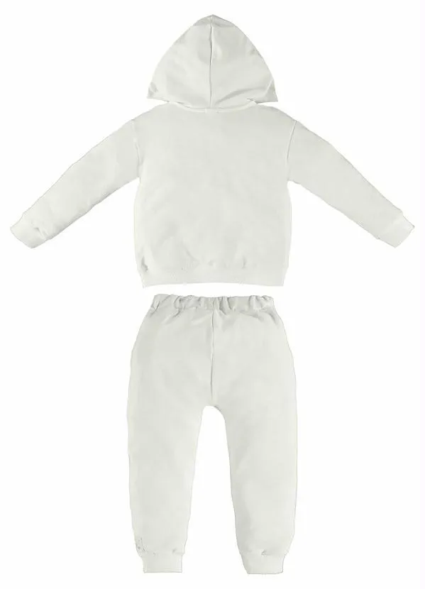 Up Baby - Conjunto Blusão e Calça Molecotton Bege 2