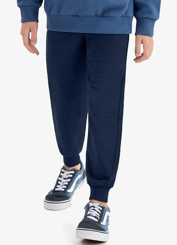 Rovi Kids - Conjunto Blusão e Calça Moletom Azul 5