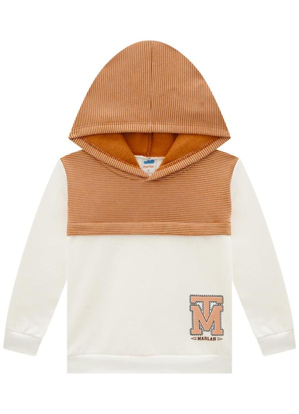 Marlan - Conjunto Blusão e Calça Moletom Marrom 2