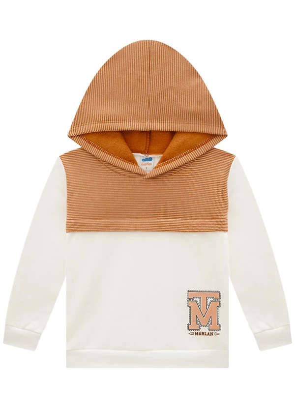 Marlan - Conjunto Blusão e Calça Moletom Marrom 2