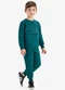 Rovi Kids - Conjunto Blusão e Calça Moletom Verde - variação: Verde