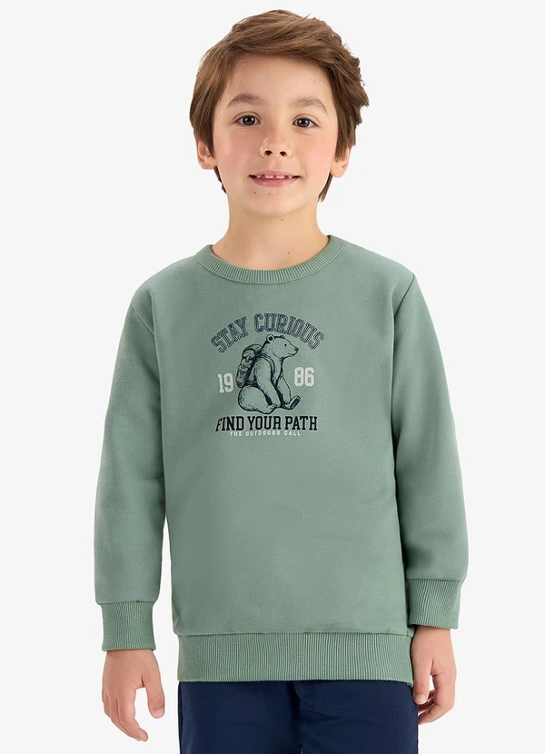 Rovi Kids - Conjunto Blusão e Calça Moletom Verde 4