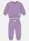 Up Baby - Conjunto Blusão e Calça Nature Rosa - variação: Roxo