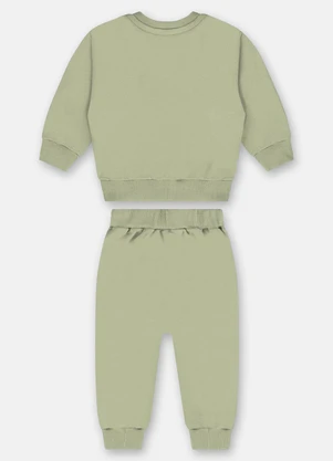 Up Baby - Conjunto Blusão e Calça Nature Verde - UP BABY