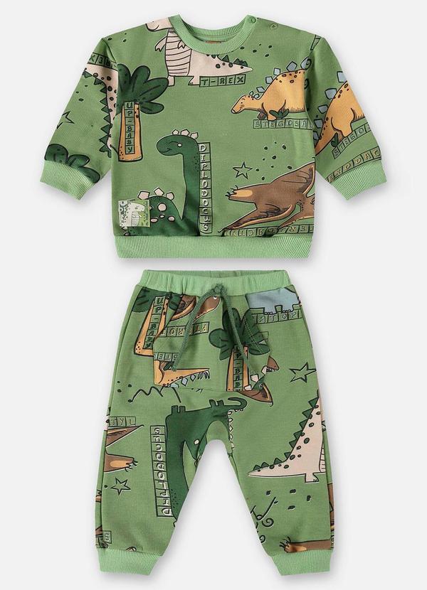 Up Baby - Conjunto Blusão e Calça para Bebê Verde