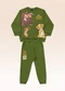 Fakini Kids - Conjunto Blusão e Calça Rei Leao Laranja - variação: Verde