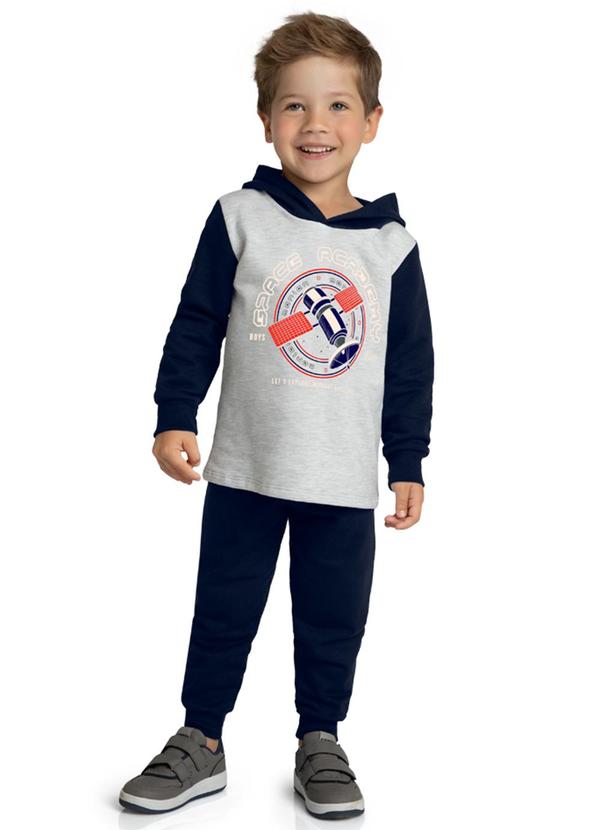 Marlan - Conjunto Blusão e Calça Space Academy Cinza 1