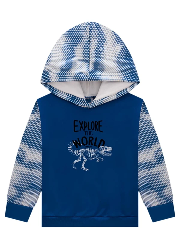 Marlan - Conjunto Blusão e Calça Sport Sublimada Azul 2