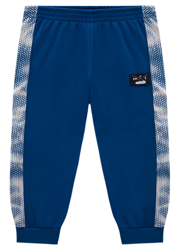 Marlan - Conjunto Blusão e Calça Sport Sublimada Azul 3