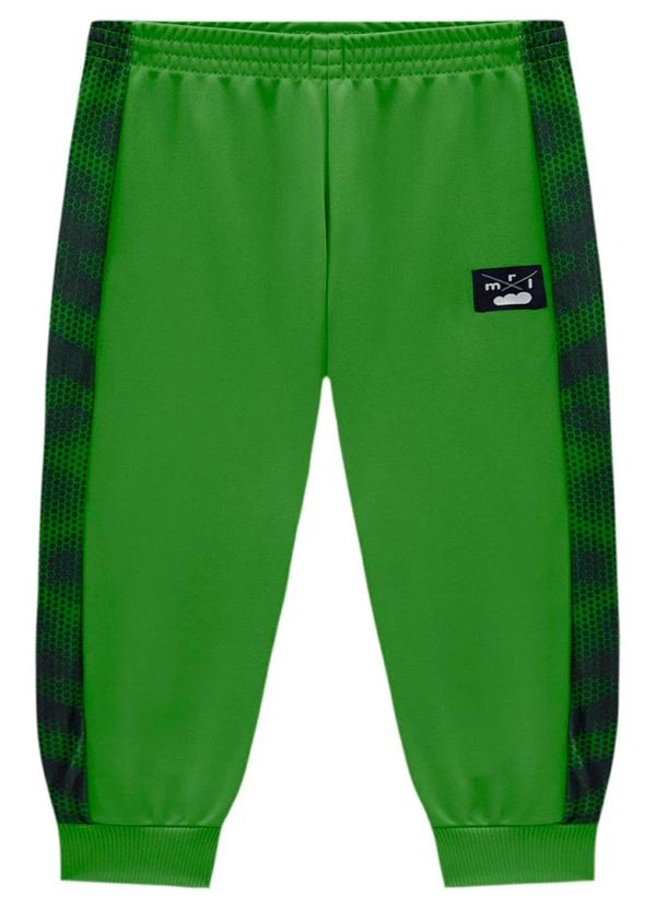 Marlan - Conjunto Blusão e Calça Sport Sublimada Verde 4
