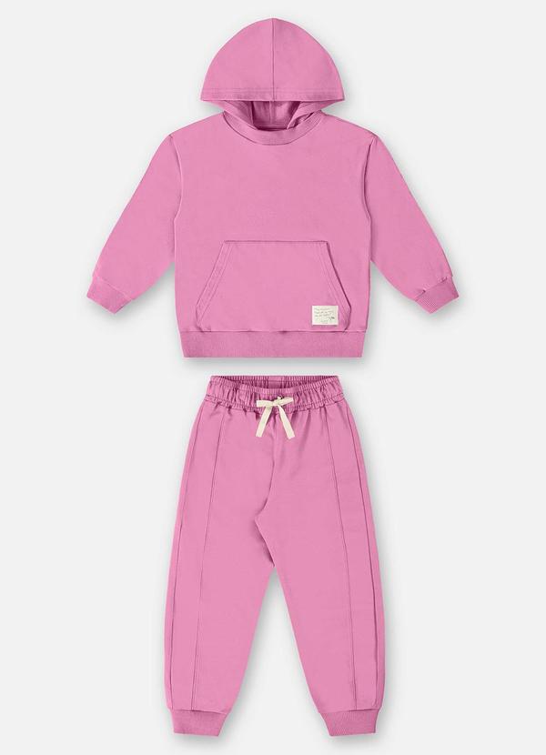 Up Baby - Conjunto Blusão e Calça Unissex Roxo