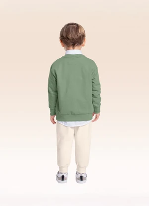 Fakini Kids - Conjunto Blusão e Calça Verde - FAKINI KIDS