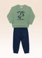 Fakini Kids - Conjunto Blusão e Calça Vermelho - variação: Verde