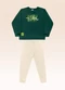 Fakini Kids - Conjunto Blusão e Calça Cinza - variação: Verde