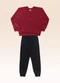 Fakini Kids - Conjunto Blusão e Calça Vermelho - variação: Vermelho
