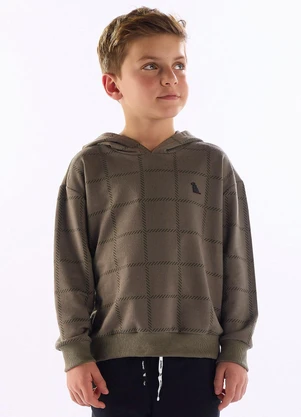 Quimby - Conjunto Blusão Estampado Calça Verde - QUIMBY