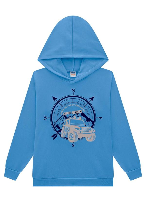 Marlan - Conjunto Blusão Off Road e Calça Moletom Azul 2