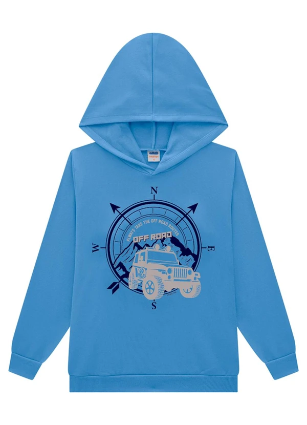 Marlan - Conjunto Blusão Off Road e Calça Moletom Azul 2