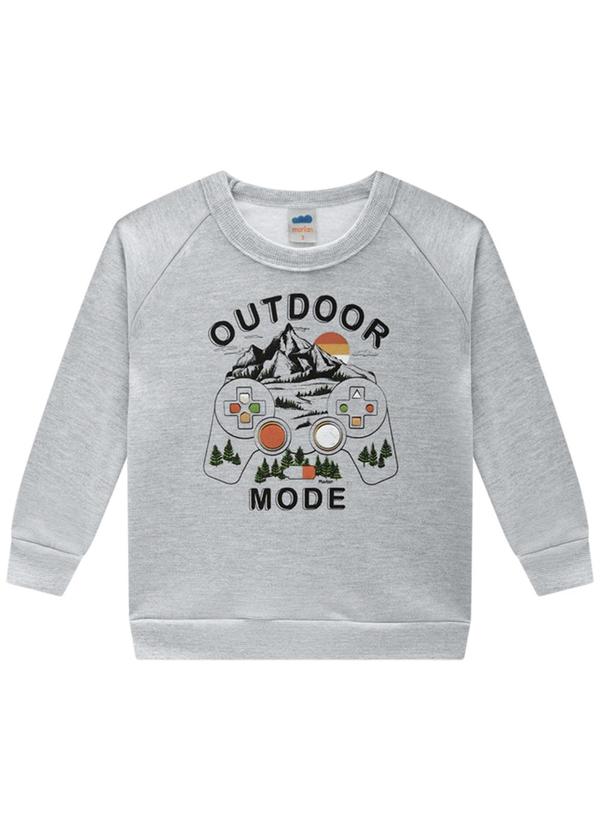 Marlan - Conjunto Blusão Outdoor e Calça em Moletom Cinza 2