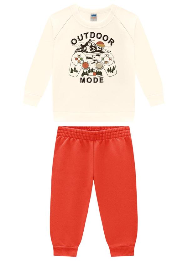 Marlan - Conjunto Blusão Outdoor e Calça em Moletom Roxo 2