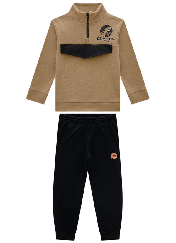 Marlan - Conjunto Blusão Thermo Soft e Calça Marrom 2