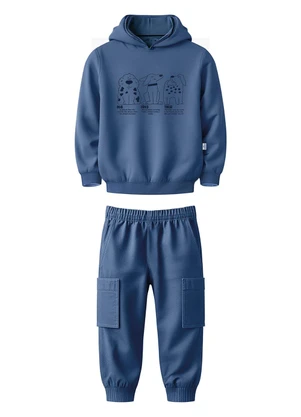 Malwee Kids - Conjunto Bob Fred Thor Azul - MALWEE KIDS