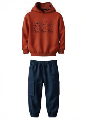 Malwee Kids - Conjunto Bob Fred Thor Terracota - MALWEE KIDS