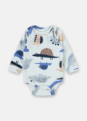 Up Baby - Conjunto Body Calça Suedine Estampado - UP BABY