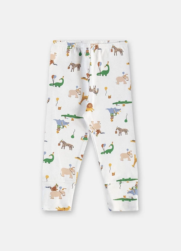 Up Baby - Conjunto Body Calça Suedine Estampado 3