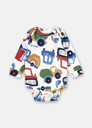 Up Baby - Conjunto Body Calça Suedine Estampado - UP BABY