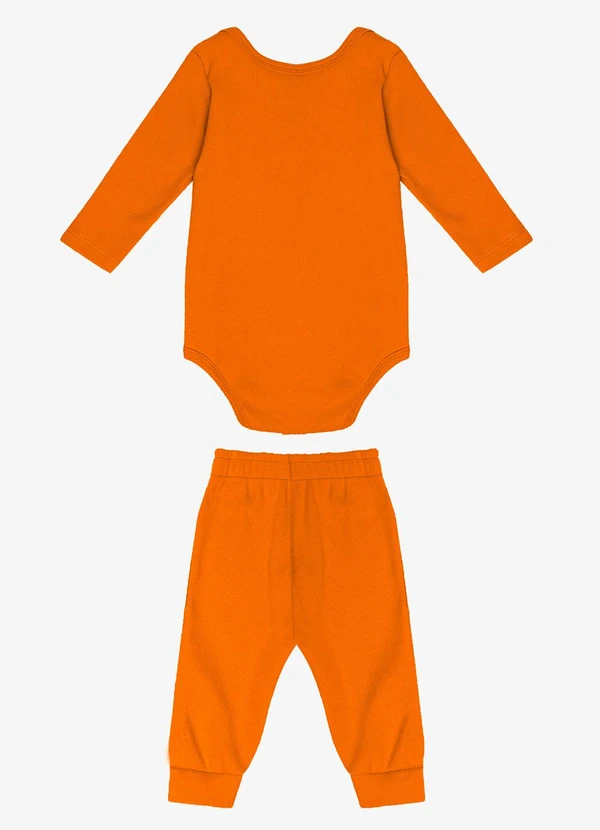 Select - Conjunto Body com Calça Laranja 2