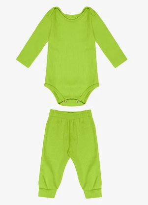 Select - Conjunto Body com Calça Verde - SELECT