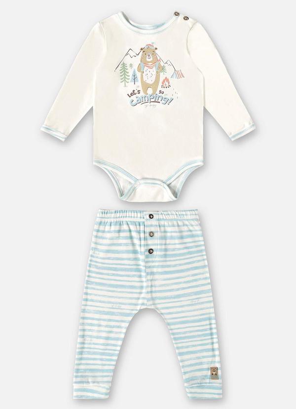 Up Baby - Conjunto Body e Calça Comfy Off White 2