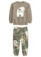 Malwee Kids - Conjunto Dino em Moletom Flanelado Verde - variação: Verde