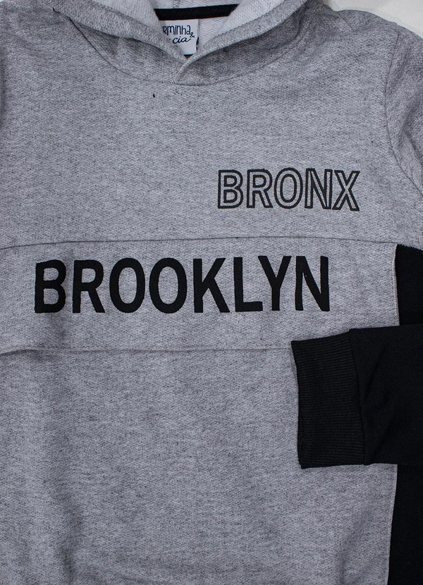 Turminha - Conjunto Brooklyn e Calça Menino Cinza 2