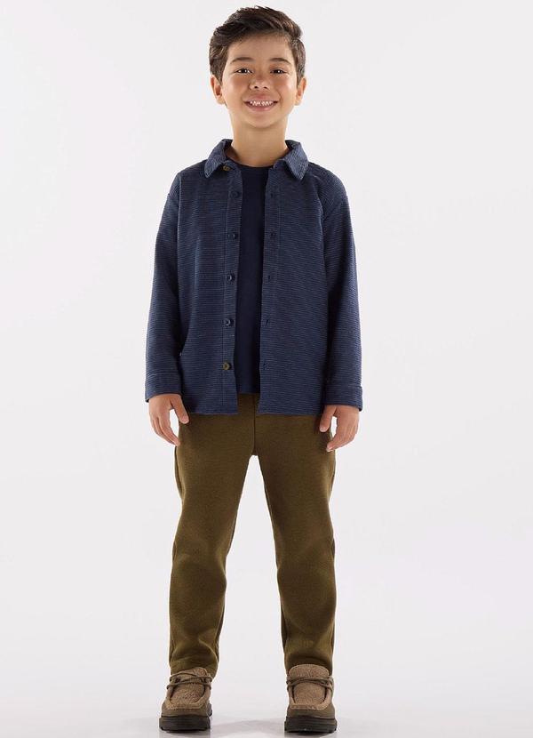 Up Baby - Conjunto Camisa e Calça Menino Azul