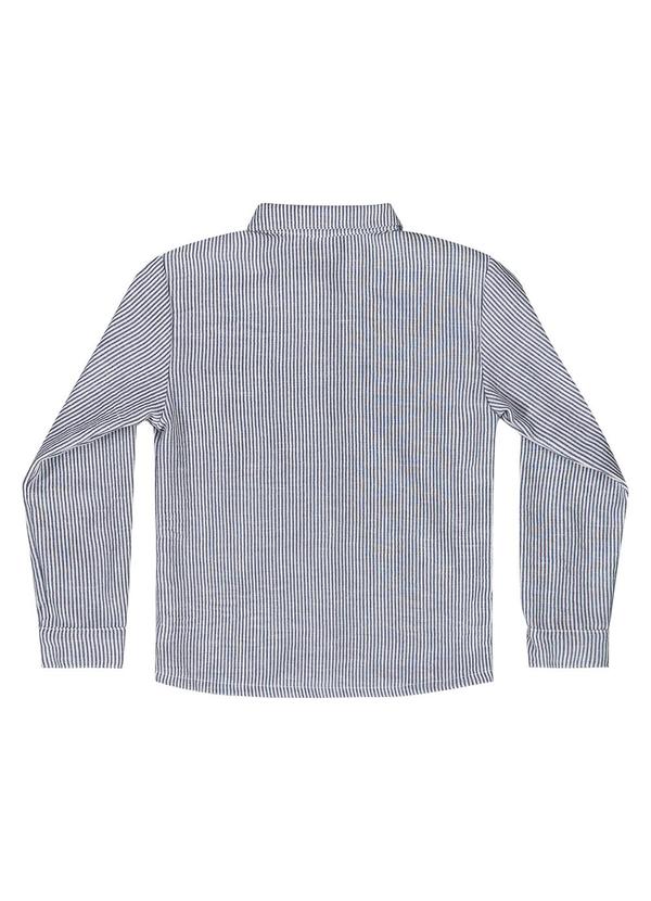 Quimby - Conjunto Camisa Listrada e Calça Azul 5